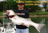 Striper fishing guide service